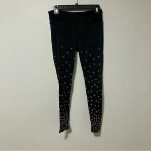 Koral gold star  black leggings